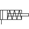 Цилиндр картриджный Aignep CA 006 0015