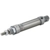 Пневмоцилиндр 10x25 мм ISO 6432 Aignep MB 010 0025 круглый с пружинным возвратом