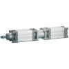 Пневмоцилиндр 100x125 мм Aignep XHT 100 0125 двуст. действия, ISO 15552