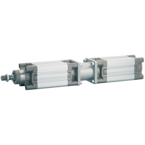 Пневмоцилиндр 100x100 мм Aignep XHT 100 0100 двуст. действия, ISO 15552