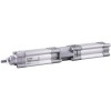 Пневмоцилиндр 100x25 мм Aignep LHT 100 0025 двуст. действия, ISO 15552