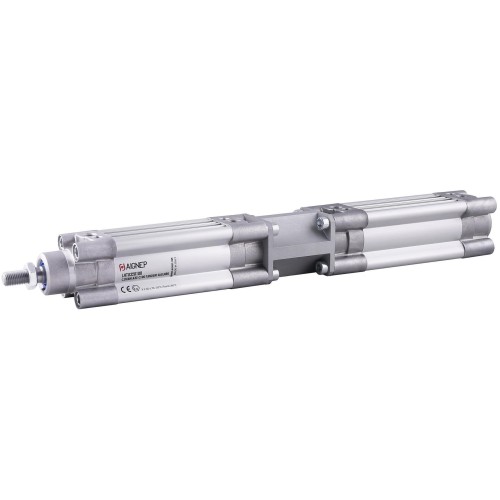 Пневмоцилиндр 100x100 мм Aignep LHT 100 0100 двуст. действия, ISO 15552