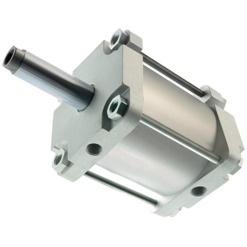 Пневмоцилиндр 125x125 мм Aignep PJ 125 0125 T двуст. действия, ISO 15552