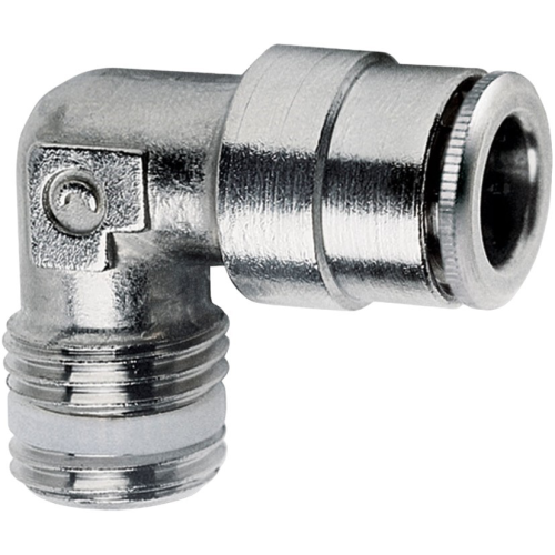 Фитинг угловой цанга-наружная резьба Camozzi S6500 10-1/4