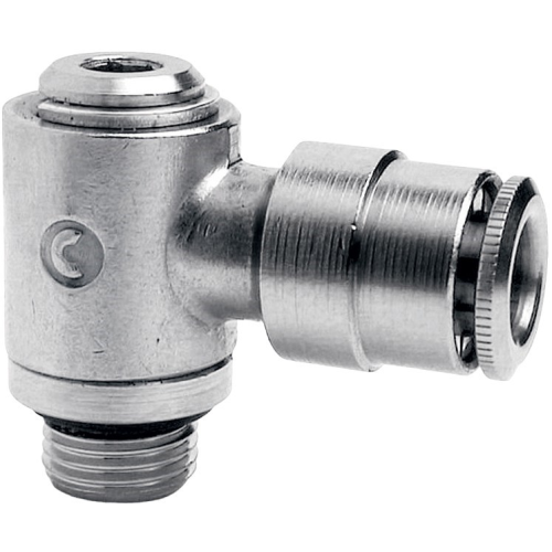 Фитинг угловой цанга-наружная резьба Camozzi 6622 10-1/4