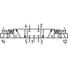 Распределитель электромагнитный Camozzi 761-000-P11-15-W23