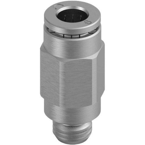 Фитинг прямой цанга-наружная резьба Camozzi HP6512 4-1/8-VNR
