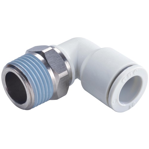 Штуцер цанговый угловой R3/8-8 мм CDC MPL-08-03