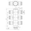 Коллектор цанговый G3/8-10 мм CDC PHT-10-G03(3)