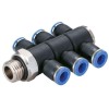 Коллектор цанговый G3/8-10 мм CDC PHT-10-G03(3)