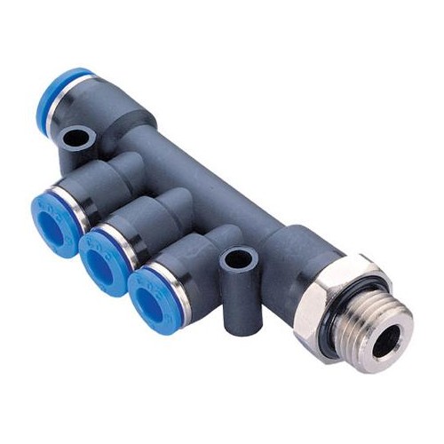 Коллектор цанговый G1/4-4 мм CDC PKD-0804-G02
