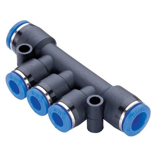 Коллектор цанговый 10 мм-6 мм CDC PKG-1006