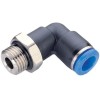Штуцер цанговый угловой G3/8-8 мм CDC PL-08-G03