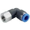 Штуцер цанговый угловой R3/8-6 мм CDC PLF-06-03