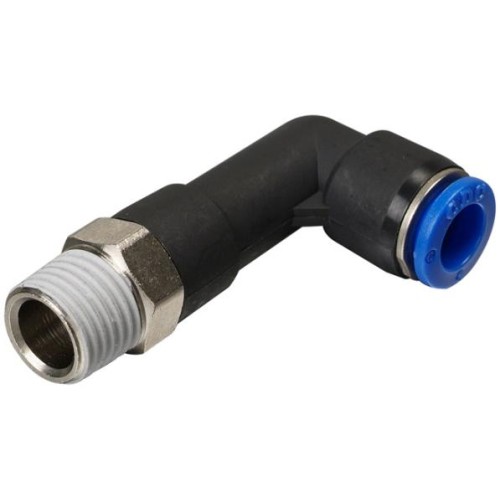 Штуцер цанговый угловой R3/8-6 мм CDC PLLP-06-03