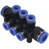 Коллектор цанговый 8 мм-4 мм CDC PMG-0804