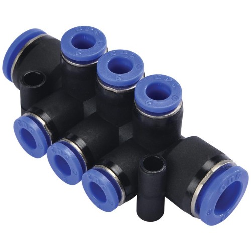 Коллектор цанговый 10 мм-6 мм CDC PMG-1006