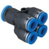 Коллектор цанговый 8 мм-6 мм CDC PXG-0806