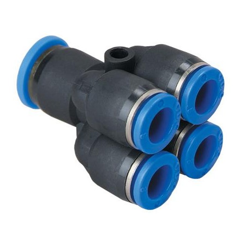 Коллектор цанговый 6 мм-4 мм CDC PXG-0604