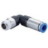 Штуцер цанговый с обратным клапаном угловой удлиненный R1/2-12 мм CDC SPL-12-04