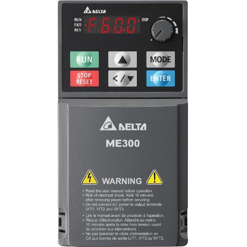 Преобразователь частоты Delta Electronics VFD5A5ME43ANNAA (2.2 кВт 3ф 380В) серии ME300