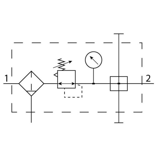 Блок подготовки воздуха Festo LFRS-1/4-D-MIDI-KA 195036