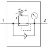 Регулятор давления Festo MS6-LR-3/8-D6-VS-DM2-UL1 527663-1