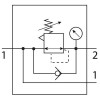 Регулятор давления Festo MS4-LRB-1/4-D7-RG-AS-BD 527692-1