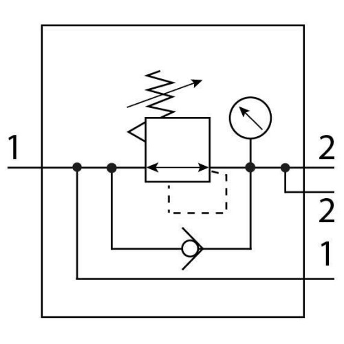 Регулятор давления Festo MS6-LRB-1/2-D8-AS 527665-1