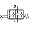 Дроссель с обратным клапаном Festo GRR-1/2 2111