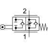 Дроссель с обратным клапаном Festo GGO-1/4-3/8 3634