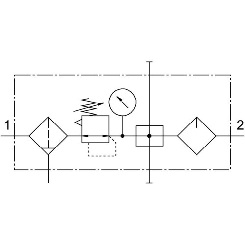 Блок подготовки воздуха Festo FRC-3/8-D-MIDI-KA 185797