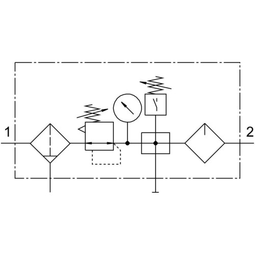 Блок подготовки воздуха Festo FRC-3/8-D-MIDI-KB 185809