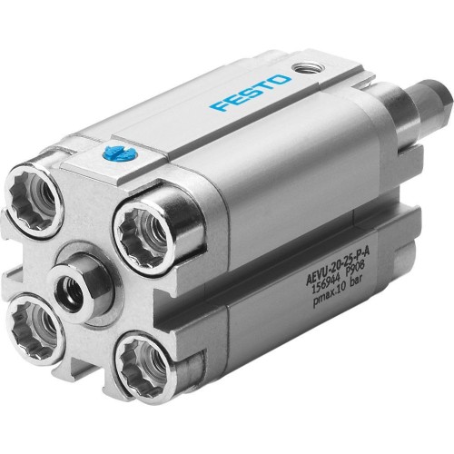Пневмоцилиндр 20x Festo AEVU-20-P-A-S2 одностороннего действия компактный