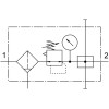Блок подготовки воздуха Festo LFRS-3/8-D-MIDI-KA 195050