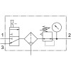 Блок подготовки воздуха Festo LFRS-1/4-D-MINI-KC 195026