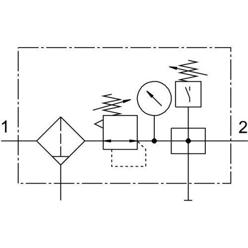 Блок подготовки воздуха Festo LFRS-3/8-D-MIDI-KE 195058