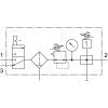 Блок подготовки воздуха Festo LFRS-3/8-D-MIDI-KF 195060