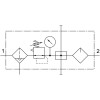 Блок подготовки воздуха Festo FRC-3/8-D-MIDI-KA-A 185798