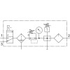 Блок подготовки воздуха Festo FRC-3/8-D-MIDI-KC-A 185822