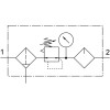 Блок подготовки воздуха Festo FRC-1/2-D-5M-MIDI 162774