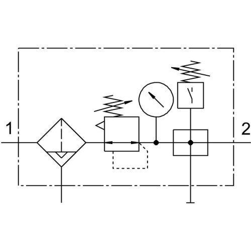 Блок подготовки воздуха Festo LFRS-3/8-D-MIDI-KE-A 195059