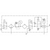 Блок подготовки воздуха Festo FRC-3/8-D-MIDI-KF-A 185846