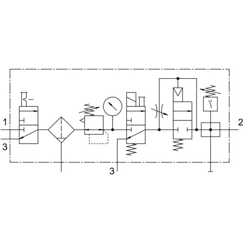 Блок подготовки воздуха Festo LFRS-3/8-D-MIDI-KG 195062