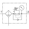 Фильтр-регулятор давления Festo MS4N-LFR-1/4-D6-CRV-AS 531233