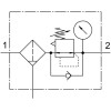 Фильтр-регулятор давления Festo MS9-LFR-G-D7-EUM-AG-BAR-AS 564118