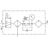 Блок подготовки воздуха Festo MSB6N-1/2:C3J3M1-WP 543588