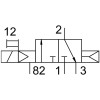 Распределитель электромагнитный 3/2 Н.З. Festo VUVS-L30-M32C-AD-G38-F8-1B2