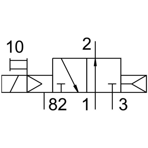 Распределитель электромагнитный 3/2 Н.О. Festo CPE14-M1BH-3OL-1/8