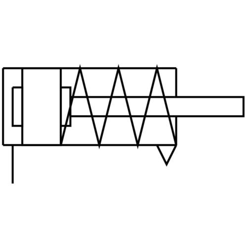Пневмоцилиндр 100x10 мм Festo AEVC-100-10-A-P одностороннего действия
